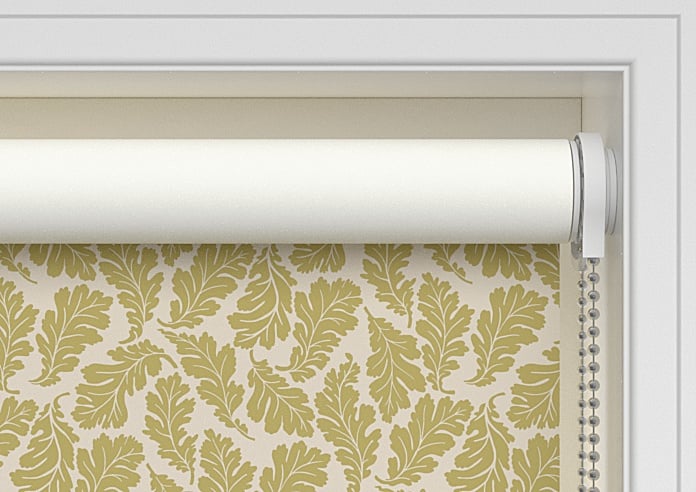 Land & Shore Oak Leaf  (Blackout), Ochre - Twist&Fit Roller Blind - Image 10